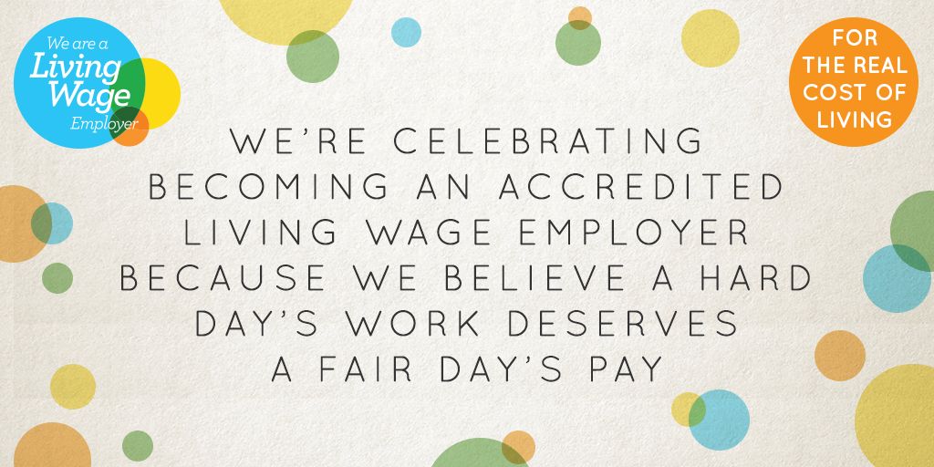 Paying a fair wage, a living wage.